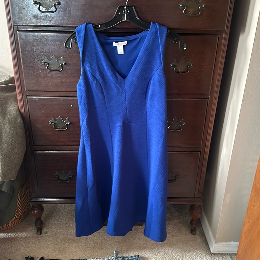Blue dress